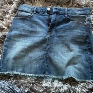 Jean mini skirt